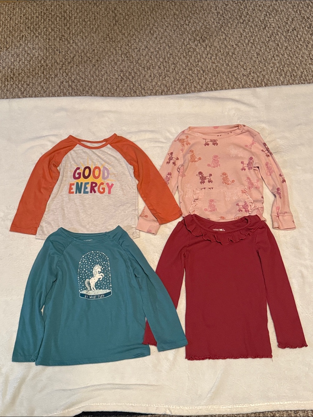 Girl’s 3T Sweater/Long Sleeve Bundle - Picture 4 of 7